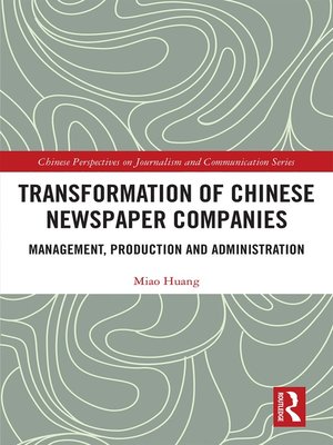 cover image of Transformation of Chinese Newspaper Companies